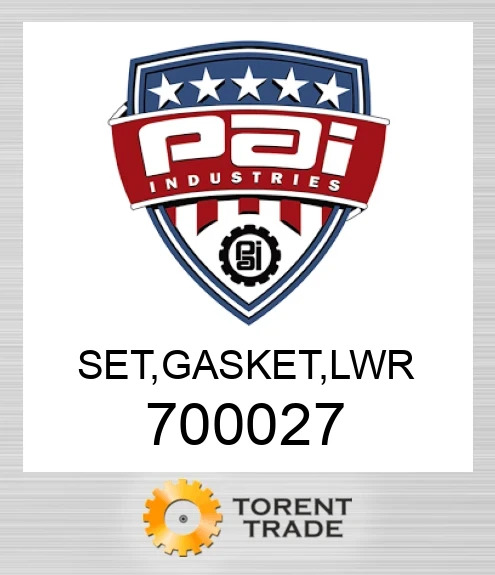 700027 Комплект, прокладка, lwr PAI INDUSTRIES