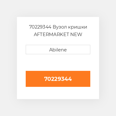 70229344 Вузол кришки AFTERMARKET NEW AFTERMARKET