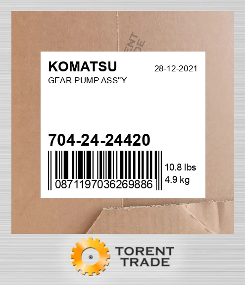 704-24-24420 ШЕСТЕРНИЙ НАСОС У ЗБОРІ KOMATSU