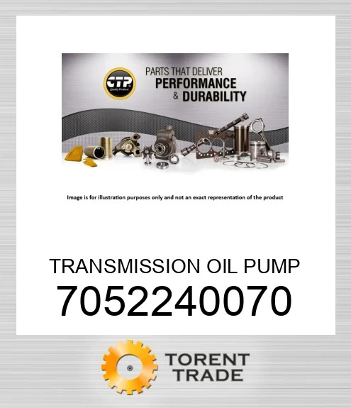 7052240070 НАСОС МАСЛА ТРАНСМІСІЇ CATERPILLAR