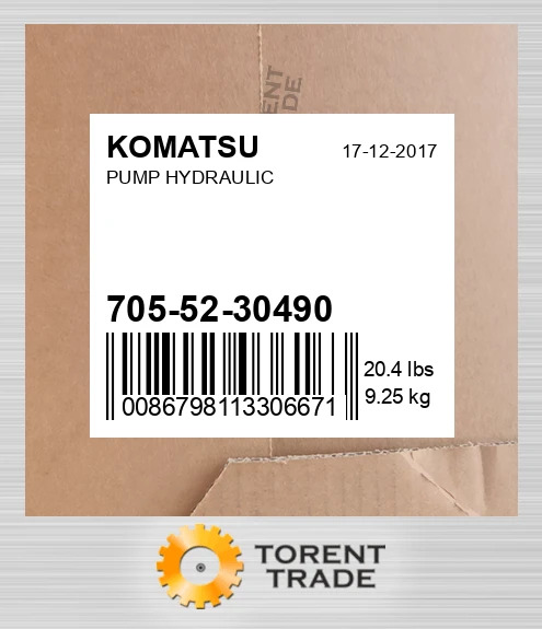 7055230490 Насос, Гідравлічний CGR NEW AFTERMARKET