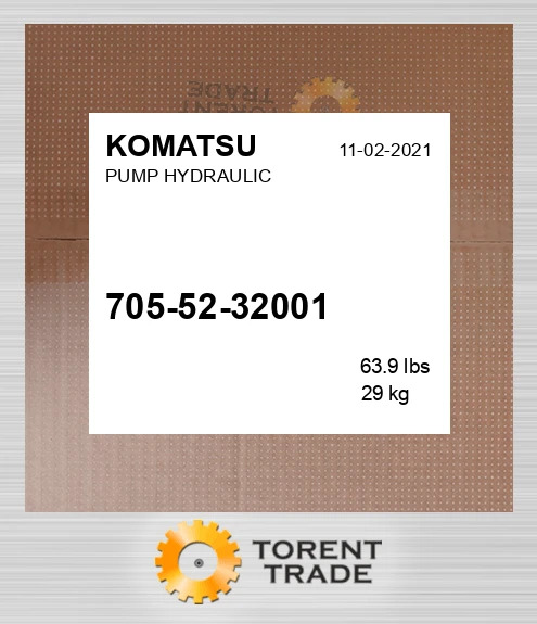 7055232001 Насос, Гідравлічний KOMATSU NEW AFTERMARKET