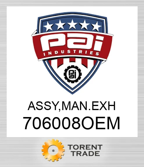 706008OEM Вузол, колектор. вихлоп PAI INDUSTRIES