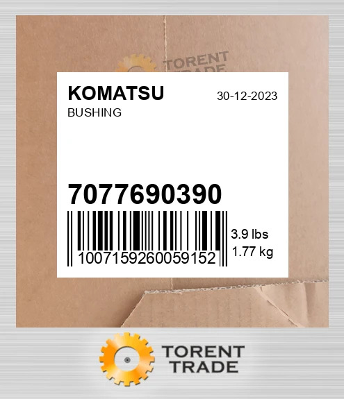 7077690390 Втулка KOMATSU