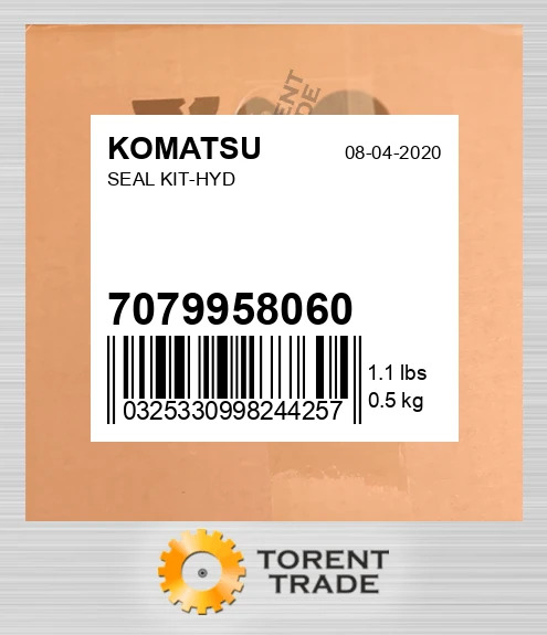 707-99-58060 Набір сальників гідравліки ETP