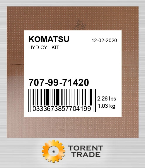 7079971420 Комплект гідроциліндра KOMATSU NEW AFTERMARKET