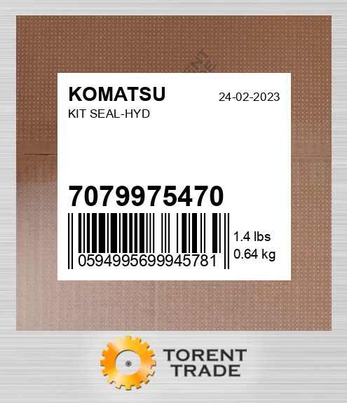 707-99-75470 Набір сальників гідравліки ETP