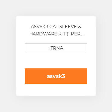 ASVSK3 CAT SLEEVE & HARDWARE KIT (1 PER MACHINE) Гільза