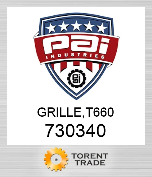 730340 Grille, t 660 PAI INDUSTRIES