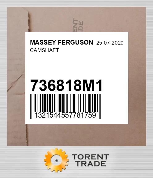 736818M1 Розподільний вал MASSEY FERGUSON NEW AFTERMARKET