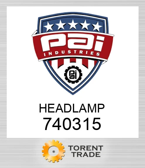 740315 Headlamp PAI INDUSTRIES
