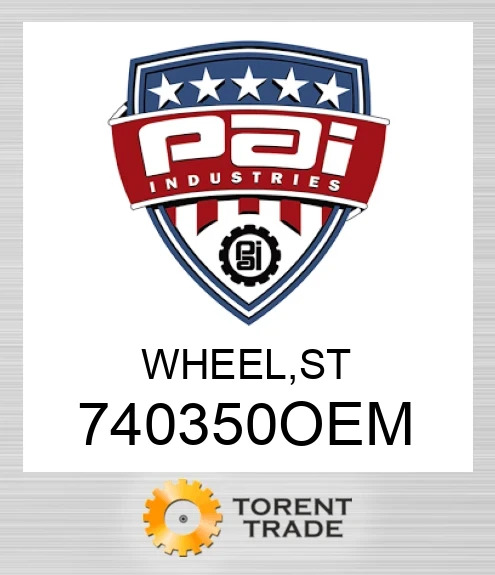 740350OEM Wheel, st PAI INDUSTRIES