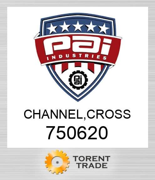 750620 Channel, cross PAI INDUSTRIES