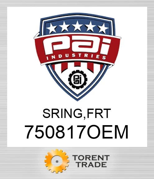 750817OEM Пружина, передній PAI INDUSTRIES