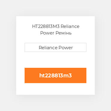 HT228813M3 Reliance Power Ремінь