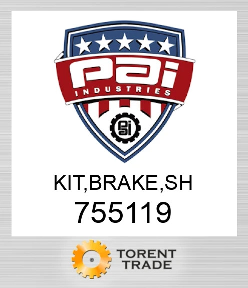 755119 Комплект, brake, sh PAI INDUSTRIES