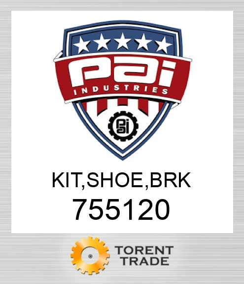 755120 Комплект, shoe, brk PAI INDUSTRIES
