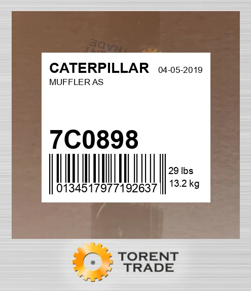 7C0898 Збірка глушника CATERPILLAR