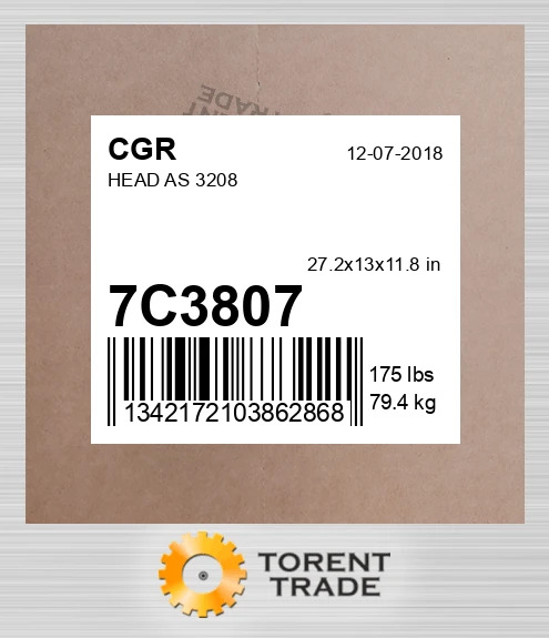 7C3807 Збірка головки 3208 CGR