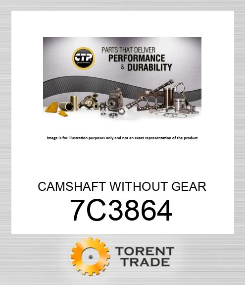 7C-3864 Розподільний вал без шестерні BLUMAQ