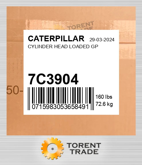 7C3904 Група завантаженої головки циліндра CATERPILLAR