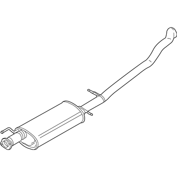 JL7Z-5A231-A Передній глушник у зборі