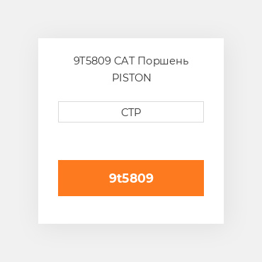 9T5809 CAT Поршень PISTON
