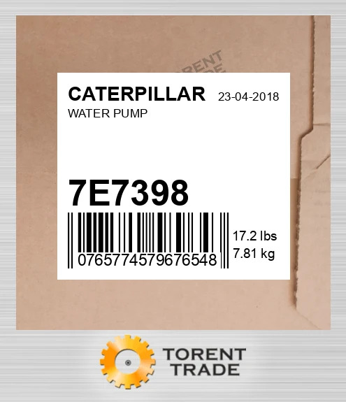 7E-7398 Насос, WATER BLUMAQ NEW AFTERMARKET