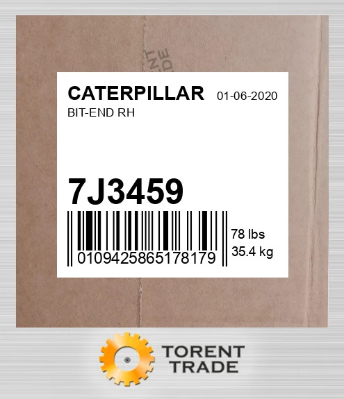 7J3459 Кінцевий біт правий CATERPILLAR