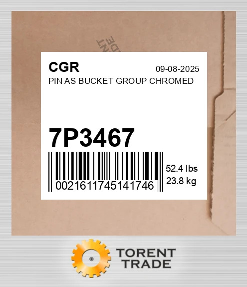 7P3467 Штифт у складі групи ковша хромований CGR