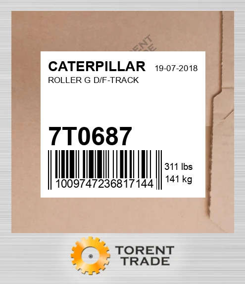 7T0687  Група ролика D/F гусениці  CATERPILLAR