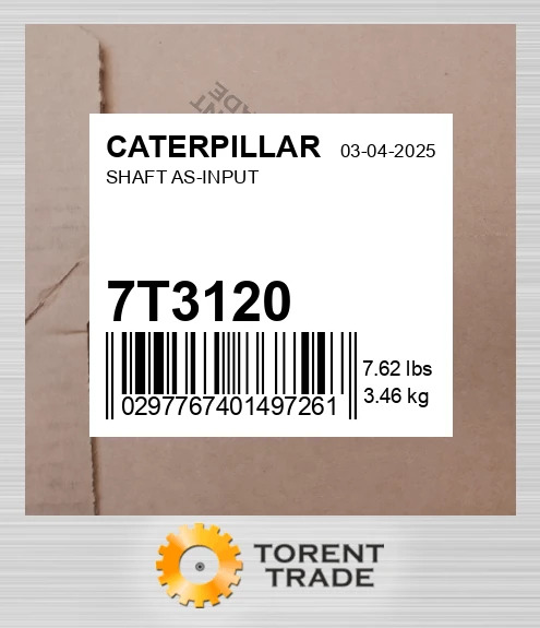7t3120 ВАЛ У ЗБОРІ-ВХІДНИЙ CATERPILLAR
