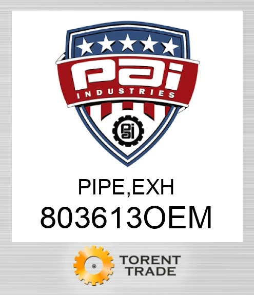 803613OEM Труба, вихлоп PAI INDUSTRIES