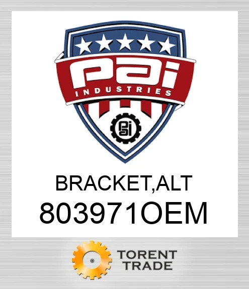 803971OEM Bracket, alt PAI INDUSTRIES