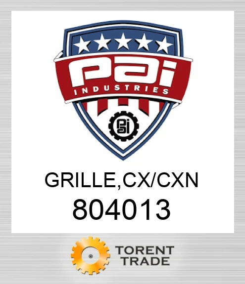 804013 Grille, cx/cxn PAI INDUSTRIES