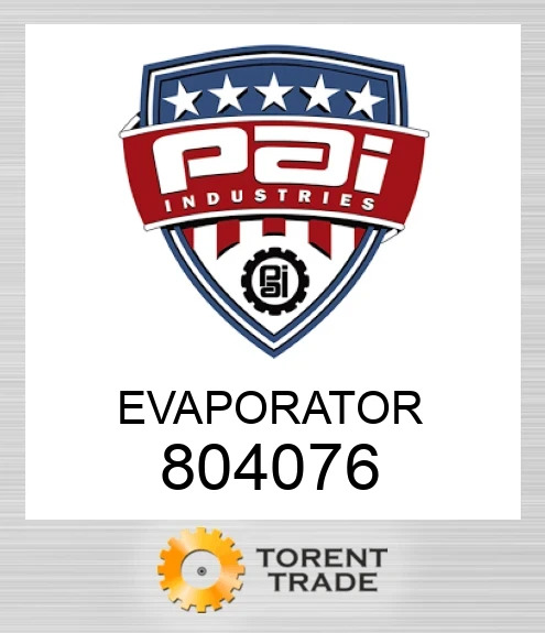 804076 Evaporator PAI INDUSTRIES
