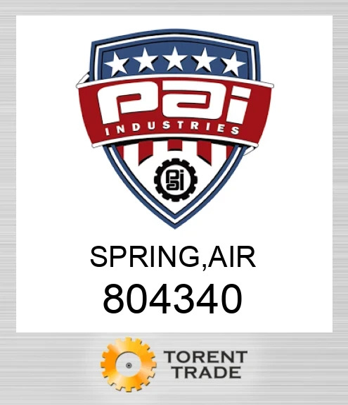 804340 Пружина, повітря PAI INDUSTRIES