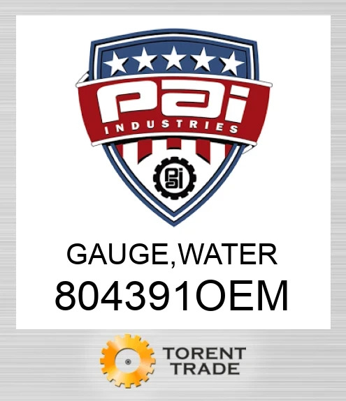 804391OEM Gauge, water PAI INDUSTRIES