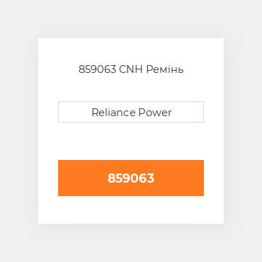 859063 CNH Ремінь