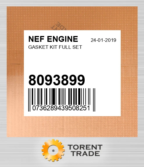 8093899 Комплект прокладок FULL комплект NEF ENGINE NEW AFTERMARKET