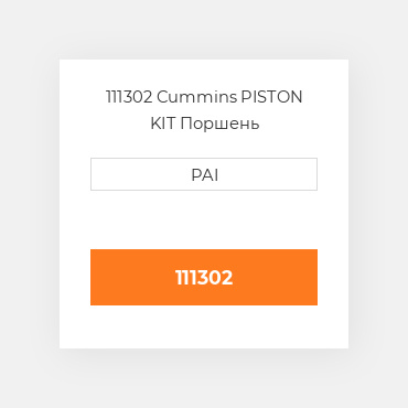 111302 Cummins PISTON KIT Поршень
