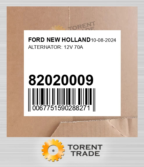 82020009 Генератор FORD NEW HOLLAND NEW AFTERMARKET