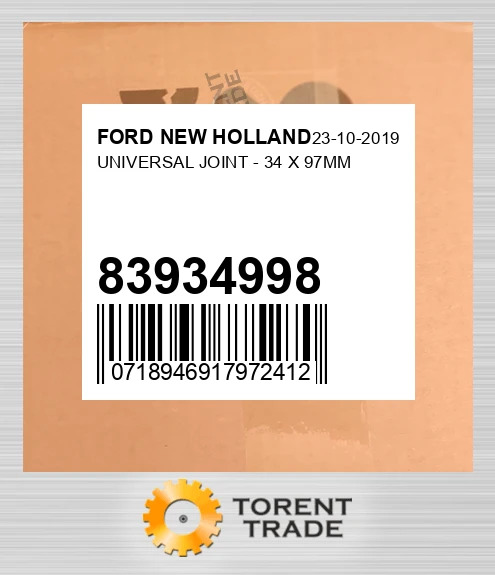 83934998 Хрестовина - 34 X 97MM FORD NEW HOLLAND NEW AFTERMARKET