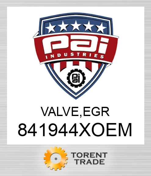 841944XOEM Клапан, egr PAI INDUSTRIES