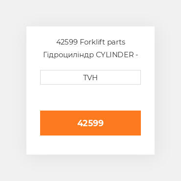 42599 Forklift parts Гідроциліндр CYLINDER - Wheel