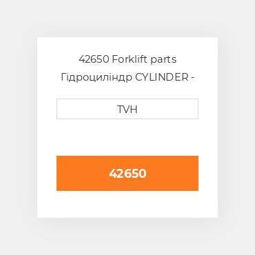 42650 Forklift parts Гідроциліндр CYLINDER - Wheel