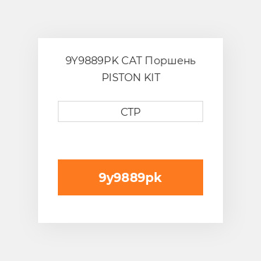 9Y9889PK CAT Поршень PISTON KIT