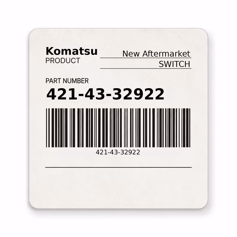 421-43-32922 SWITCH fits Komatsu (New Aftermarket)