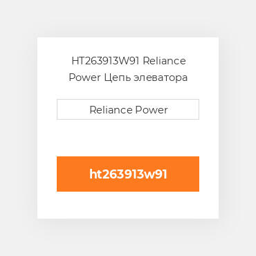 HT263913W91 Reliance Power Цепь элеватора
