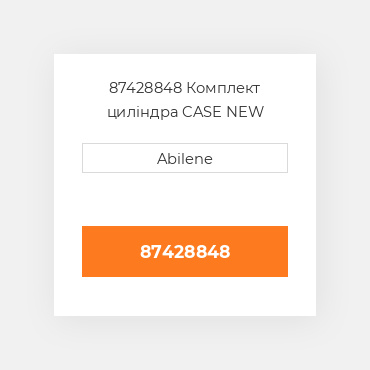 87428848 Комплект циліндра CASE NEW AFTERMARKET